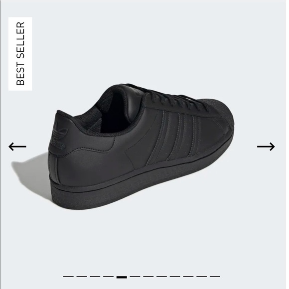 Original, Allstar Unisex Black Leather Adidas. - Picture 7 of 12